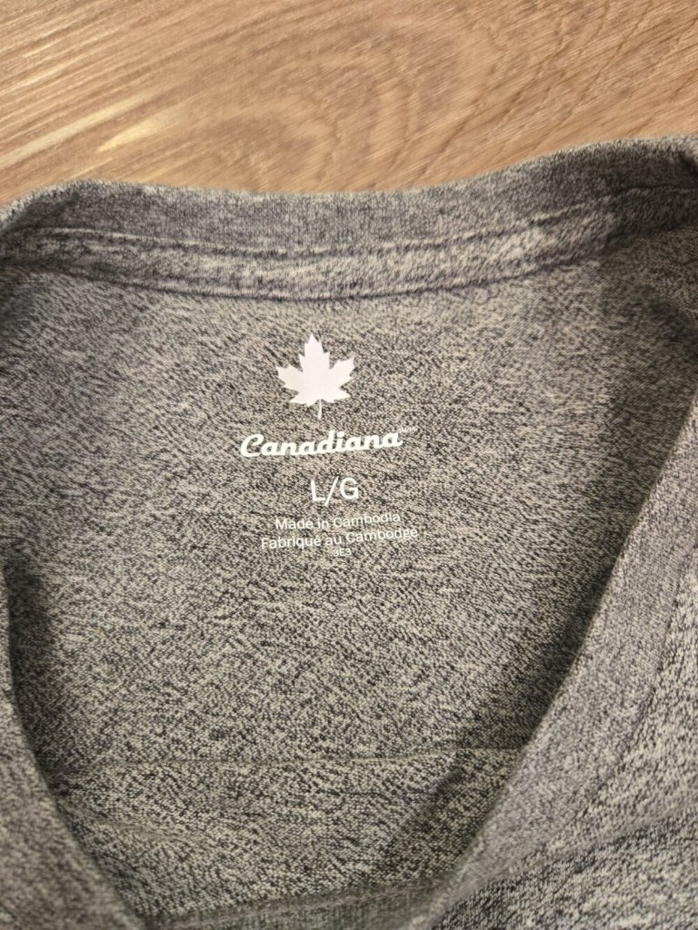 Canadiana Canadian Geographic T-Shirt Gray w/ Nautical Design Unisex - Picture 4 of 6